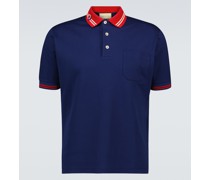 Gucci Poloshirt aus Baumwoll-Jersey