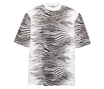 The Attico Bedrucktes T-Shirt Killie aus Baumwolle