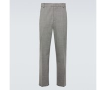 Nanushka High-Rise Hose aus einem Wollgemisch