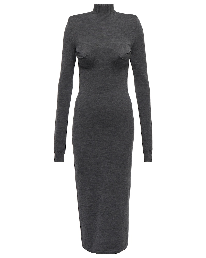 SPORTMAX Damen Sportmax Midikleid Talento aus einem Schurwollgemisch SPORTMAX Damen Sportmax Midikleid Talento aus einem Schurwollgemisch