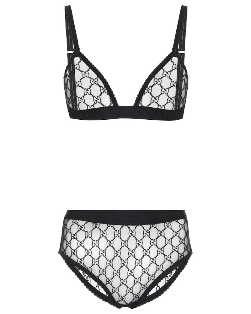 Gucci Damen Gucci Dessous-Set aus GG Tuell