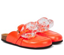 JW Anderson Verzierte Slippers Chain aus Leder
