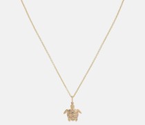 Halskette Turtle aus 14kt Gelbgold mit Diamanten