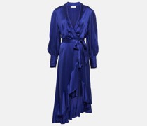 Zimmermann Midikleid aus Seidensatin