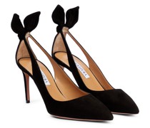 Pumps aus Veloursleder