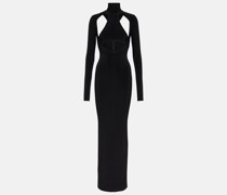 LaQuan Smith Maxikleid mit Cut-outs