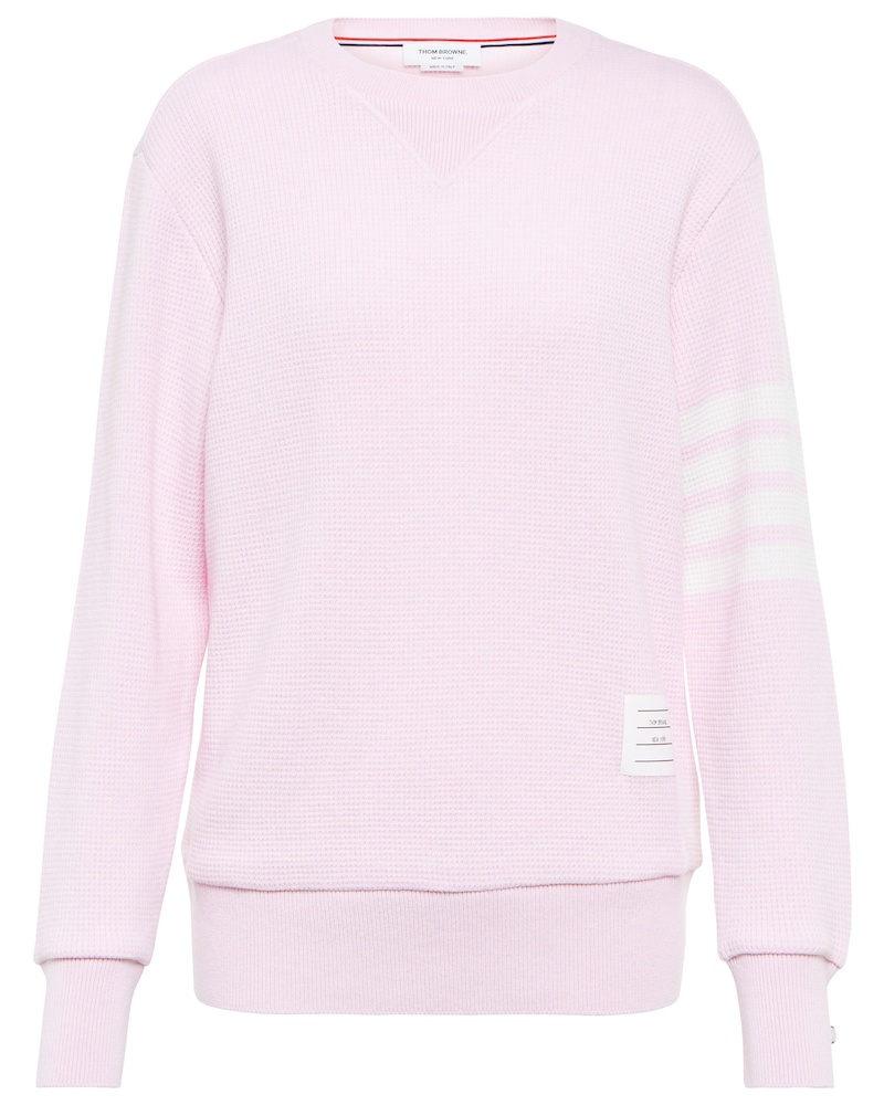 Thom Browne Damen Thom Browne Sweatshirt aus Kaschmir und Wolle