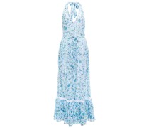 Bedrucktes Maxikleid Carine aus Baumwolle