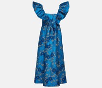 Ganni Midikleid aus Jacquard