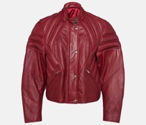 Bikerjacke aus Leder