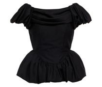 Simone Rocha Top aus Wolle mit Puffaermeln
