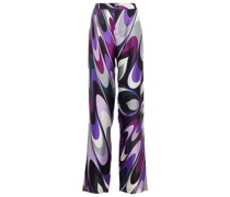 Pucci Bedruckte Hose aus Seide
