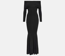 Maxikleid aus Rippstrick