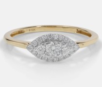 Ring Muse aus 10kt Gelbgold mit Diamanten