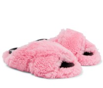 Marni Sandalen Fussbett aus Shearling