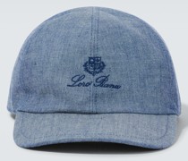 Loro Piana Baseballcap aus Denim