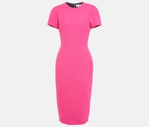 Midikleid aus Crêpe