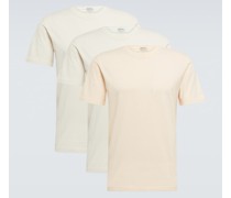 Maison Margiela Set aus drei T-Shirts aus Baumwolle