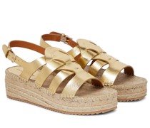 Plateausandalen Chaya aus Leder