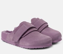 X Tekla Slippers Nagoya aus Veloursleder