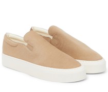 The Row Slip-Ons Marie H aus Kalbshaar
