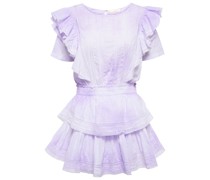 LoveShackFancy Minikleid Natasha aus Baumwolle