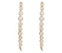 Ondyn Ohrringe River aus 14kt Gelbgold mit Diamanten
