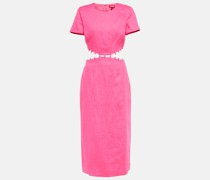 Staud Midikleid Matteo aus Leinen