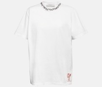 Golden Goose Verziertes T-Shirt aus Baumwolle