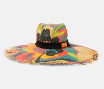 Etro Hut aus Raffiabast