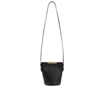 Schultertasche Bucket Mini aus Leder
