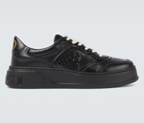 Gucci Sneakers aus gepraegtem Leder