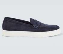 Manolo Blahnik Loafers Ellis aus Veloursleder