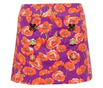 Dolce&Gabbana Verzierter Minirock aus Twill