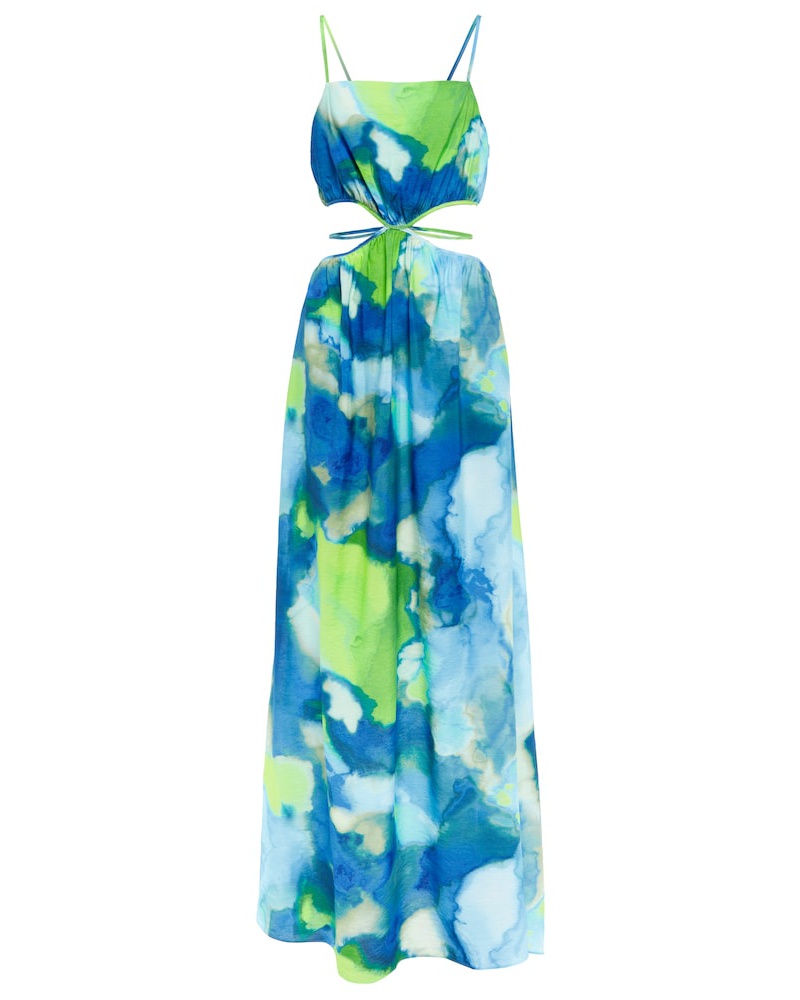 Jonathan Simkhai Damen Simkhai Maxikleid Amora mit Cut-outs