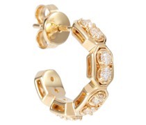 Eera Einzelner Ohrring Roma Small aus 18kt Gelbgold mit Diamanten