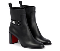 Christian Louboutin Ankle Boots Lock Booty 70 aus Leder