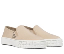 Prada Slip-ons Wheel aus Gabardine