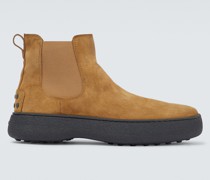 Tod's Chelsea Boots aus Veloursleder