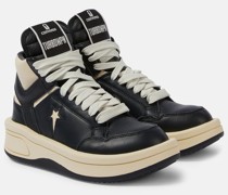 X Converse Plateau-Sneakers Turbowpn aus Leder