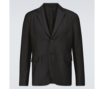 Blazer aus Wolle und Mohair