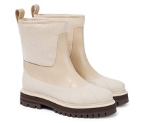 Loro Piana Ankle Boots Regent aus Kaschmir und Leder
