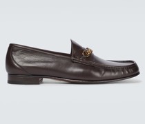 Loafers York Chain aus Leder