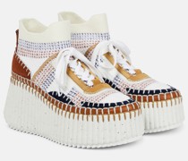 Chloe Plateau-Sneakers Nama