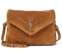 Saint Laurent Schultertasche Loulou Toy aus Veloursleder