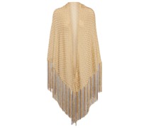 Cape mit Fransen