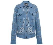 Alanui Bandana Jacke aus Wolle und Kaschmir