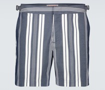 Orlebar Brown Gestreifte Badeshorts Bulldog