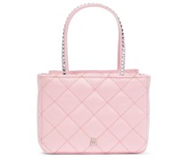Amina Muaddi Tote Betty Super Mini aus Satin