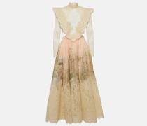 Robe Lyrical aus Leinen und Seide